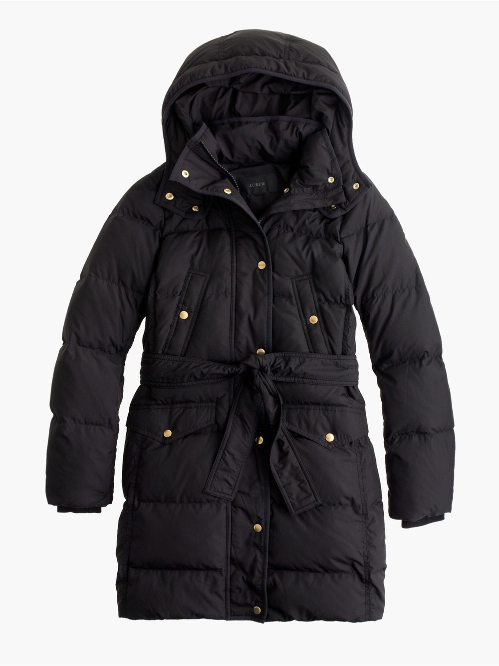 J.Crew Wintress Puffer - Black - Size Petite XS